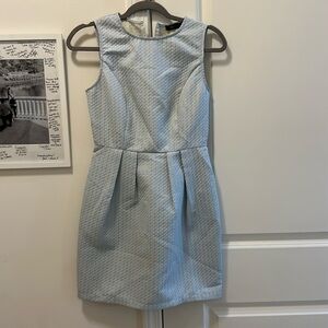 Stiff elegant baby blue dress